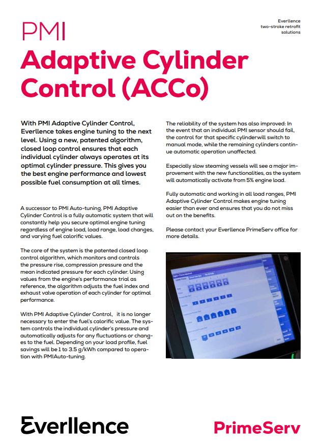 PMI Adaptive Cylinder Control (ACCo) 